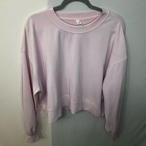 Lululemon Softstreme Perfectly Oversized Crew 10 Powder Pink